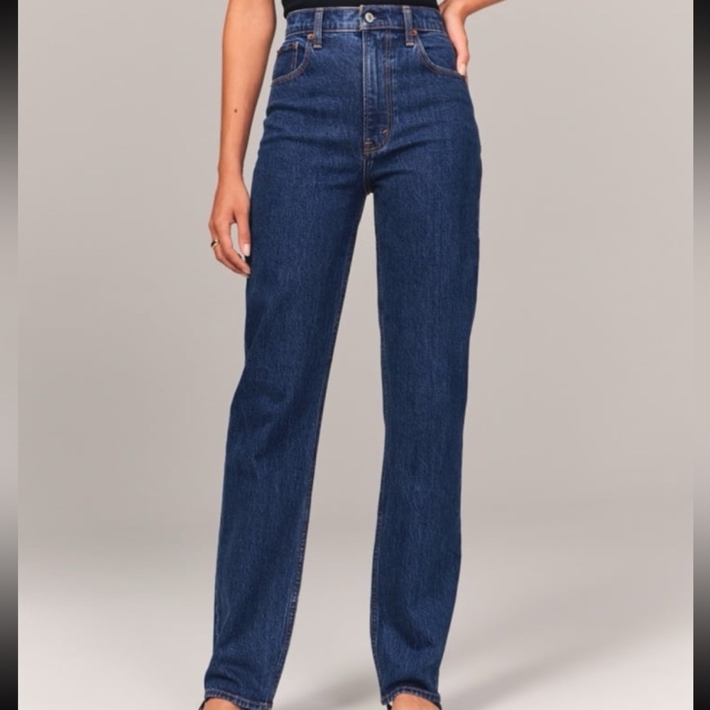 High Rise Blue Jeans - Picture 2 of 6